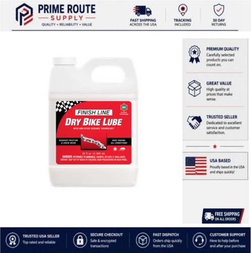 Dry bike chain lubricant - lubricant, fl